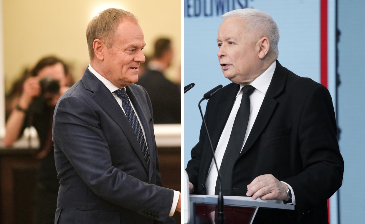 Donald Tusk i Jarosław Kaczyński