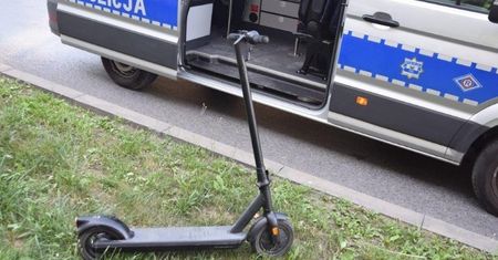 Potrącił dziecko na hulajnodze i uciekł. Został zatrzymany