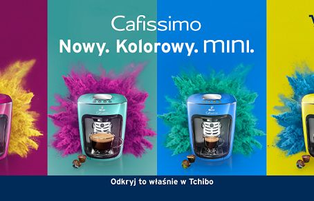 Tchibo reklamuje Cafissimo mini dla lubiących nowoczesny design