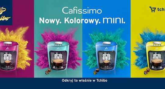 Tchibo reklamuje Cafissimo mini dla lubiących nowoczesny design