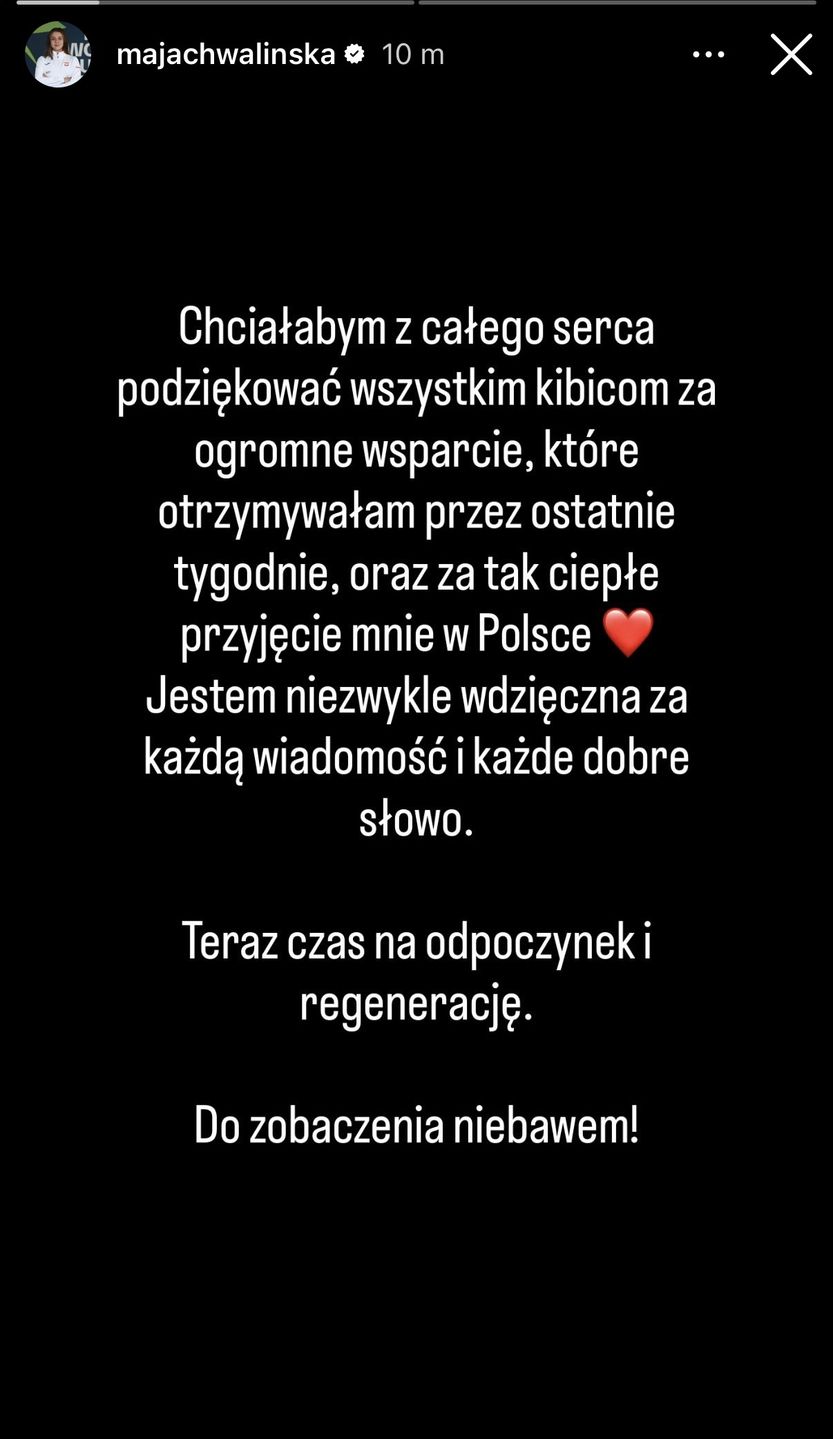 Maja Chwalińska wydała oświadczenie 