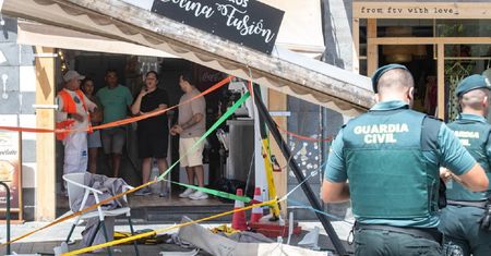 Przerażające nagranie z Hiszpanii. Wjechał w kawiarnię pełną turystów