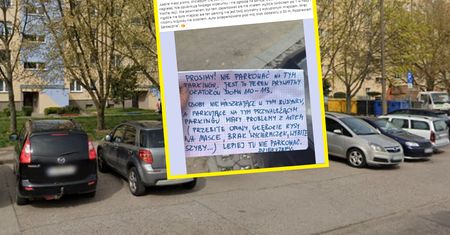 "Osiedlowy szeryf" straszy mieszkańców. "Lepiej tu nie parkować"