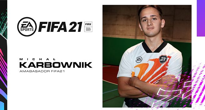 Michał Karbownik polskim ambasadorem gry FIFA 21