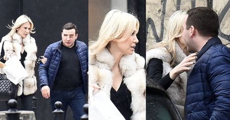 Magdalena Ogórek na spacerze z kolegą (ZDJĘCIA)
