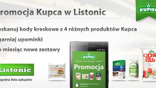 Promocja ze skanowaniem kodów w Listonic 1