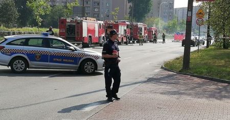 Wybuch gazu w Warszawie - eksplodowała furgonetka wioząca butle