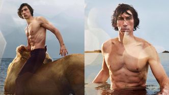 Muskularny Adam Driver ujeżdża konia w nowej reklamie Burberry. Przystojny? (ZDJĘCIA)