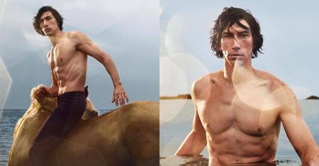 Muskularny Adam Driver ujeżdża konia w nowej reklamie Burberry. Przystojny? (ZDJĘCIA)