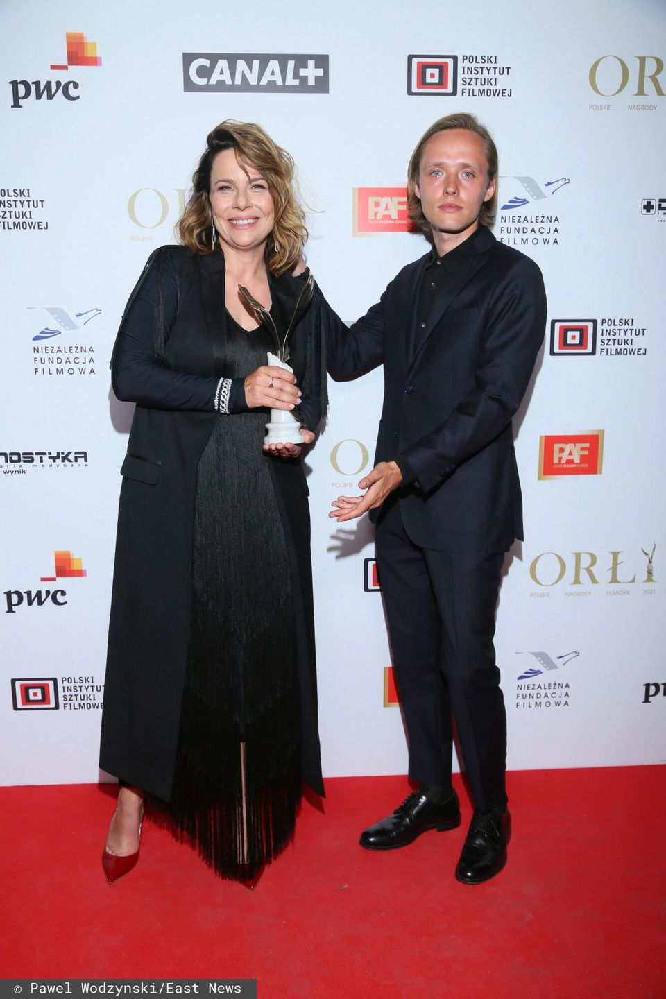 Agata Kulesza i Bartosz Bielenia