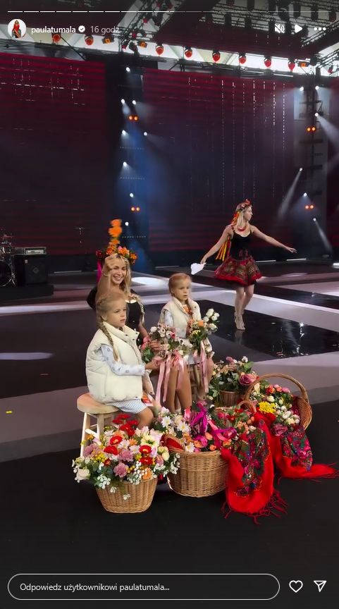 Paula Tumala wystąpiła z córkami na scenie w Kielcach