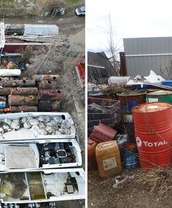 Olbrzymie składowisko odpadów przy Odrze. Zarejestrował je dron