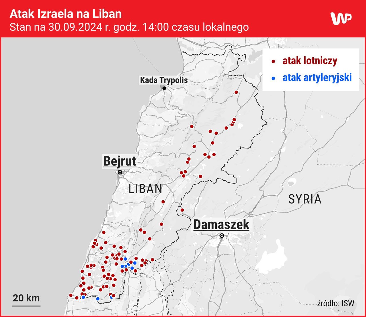 Atak Izraela na Liban