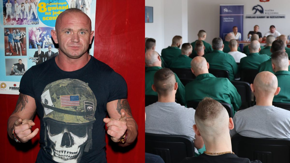 Krystian Pudzianowski odwiedził więzienie. Wygłosił mowę