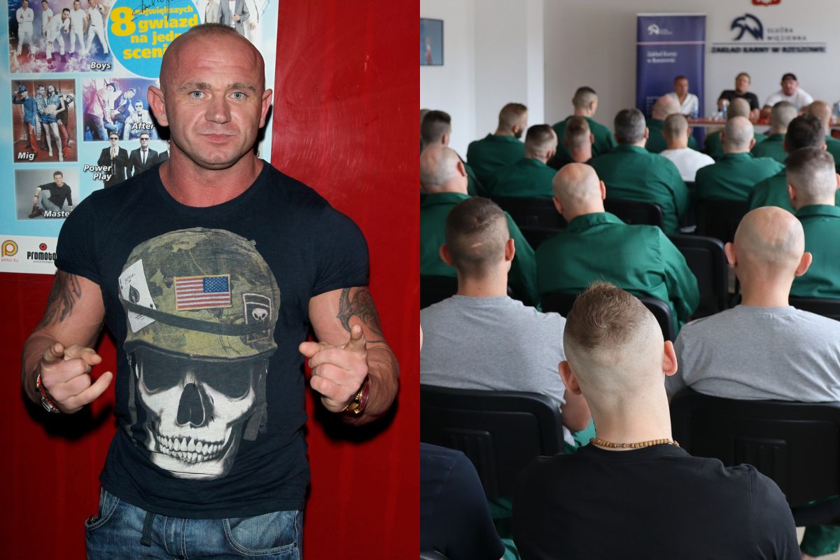 Krystian Pudzianowski odwiedził więzienie. Wygłosił mowę