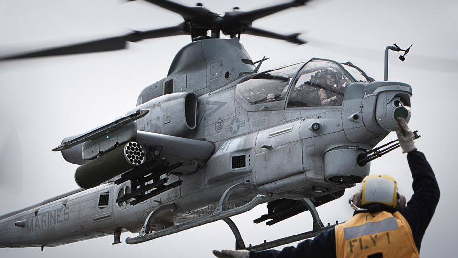 AH-1Z Viper należący do Marines.