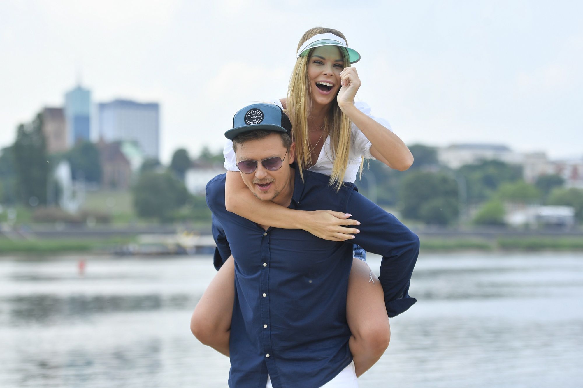 Obydwoje zdecydowali się na casualowe zestawy