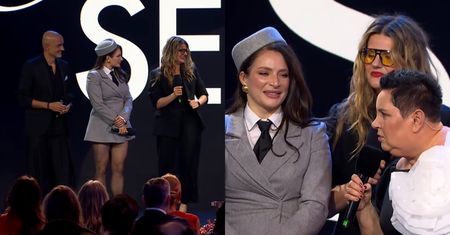 Dorota Wellman zakpiła ze stroju Anny Dereszowskiej na ramówce. Wyszło zabawnie?