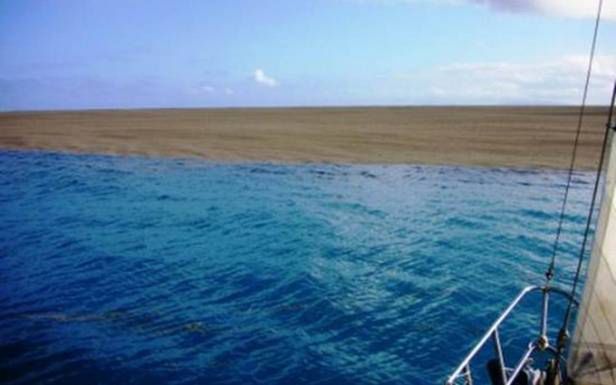 Na Pacyfiku pojawiła się nowa, pływająca „wyspa”. Jest większa od Izraela [wideo]