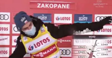 Co robił Piotr Żyła?! Szalony "taniec" skoczka