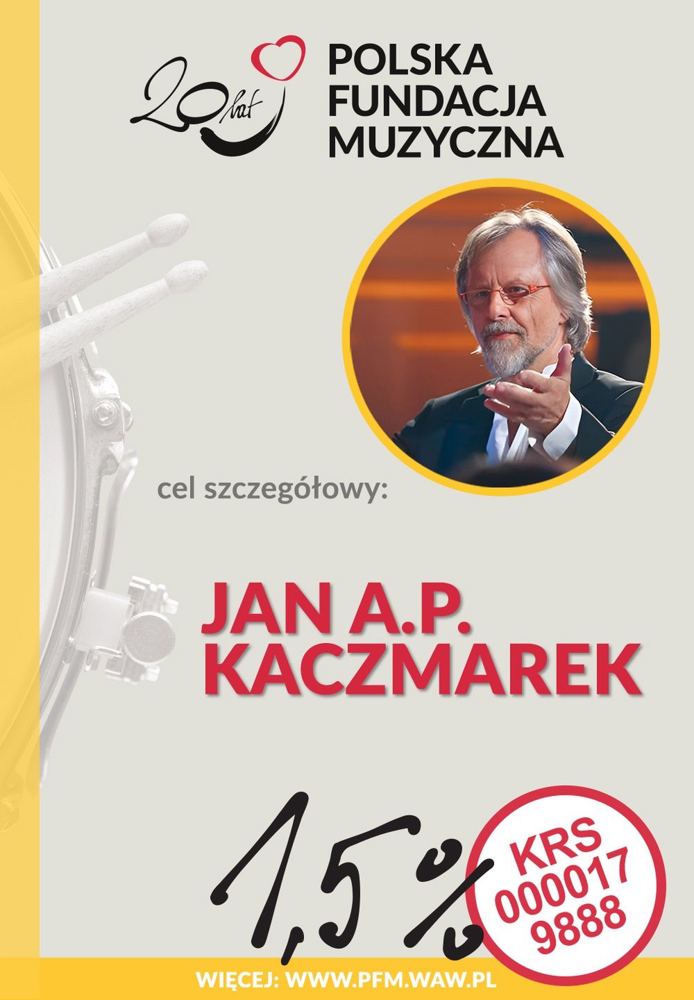 Jan Kaczmarek ciężko choruje. Potrzebne są pieniądze na leczenie