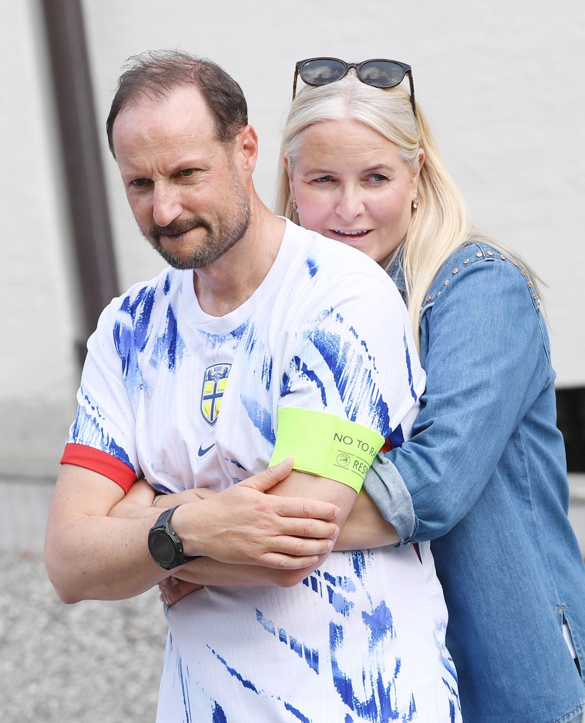 Książę Haakon i księżna Mette- Marit