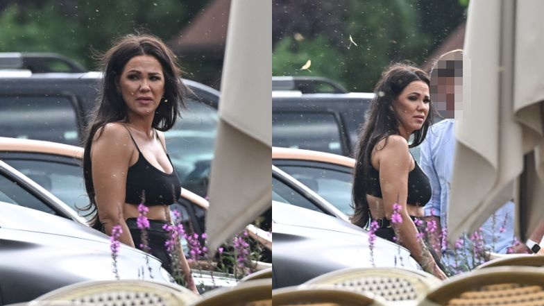 Sylwia Bomba na obiedzie z Grzegorzem Collinsem i córką