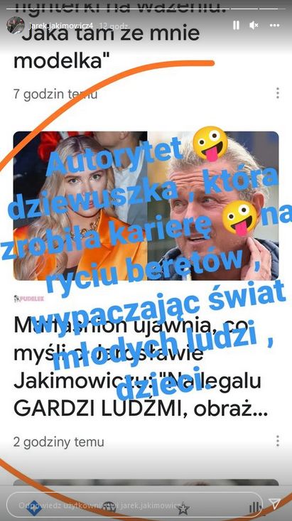 Jarosław Jakimowicz uderza w Maffashion