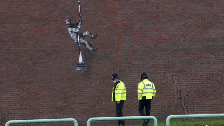 Banksy potwierdziła autorstwo. „Create Escape” 2021