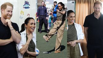 Meghan i Harry meldują się w Jordanii. Odwiedzili obóz dla uchodźców, gdzie była aktorka zaprezentowała piłkarskie umiejętności (ZDJĘCIA)