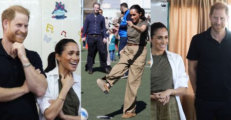 Meghan i Harry meldują się w Jordanii. Odwiedzili obóz dla uchodźców, gdzie była aktorka zaprezentowała piłkarskie umiejętności (ZDJĘCIA)