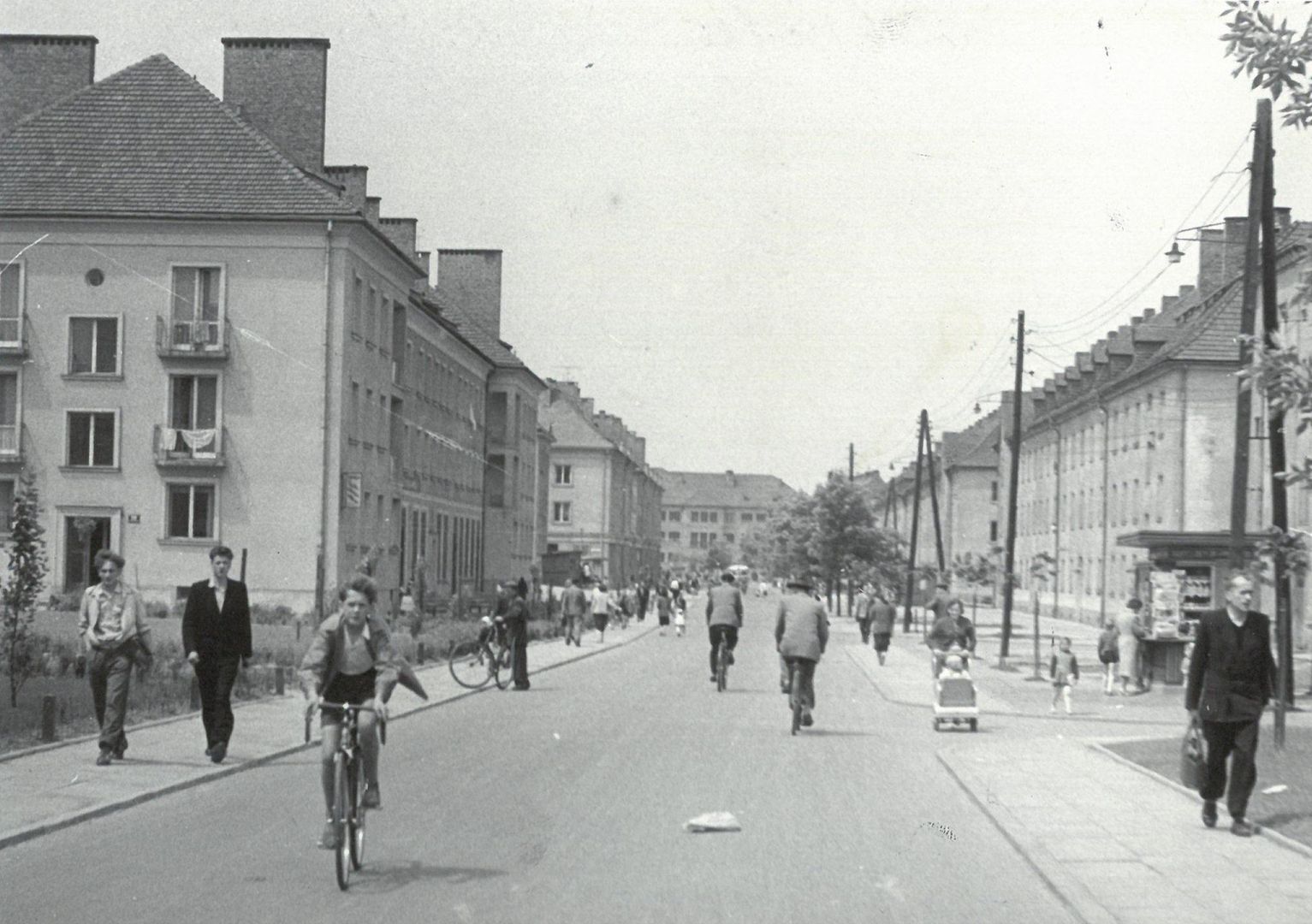 Widok na ulicę Olszewskiego