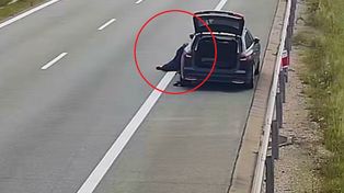 Szokujące nagranie. "Szkoda, że cały się nie położył na drodze"