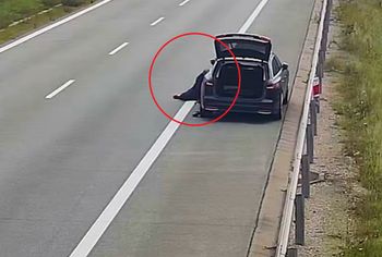 Szokujące nagranie. "Szkoda, że cały się nie położył na drodze"