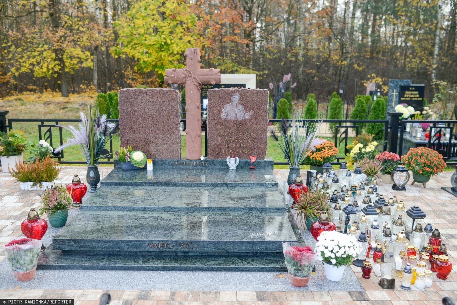 Grób Krzysztofa Krawczyka