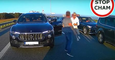 Nie przepuścił go. I się zaczęło. Wideo z A2