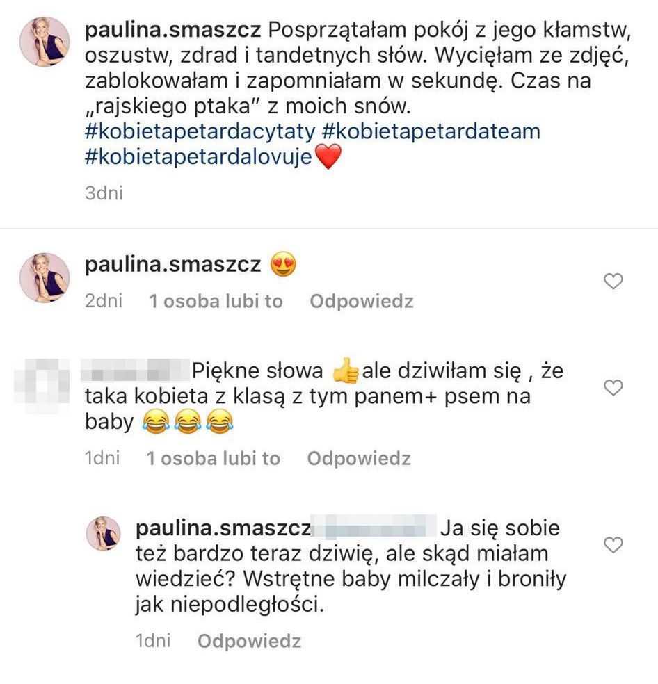 Paulina Smaszcz-Kurzajewska gorzko wspomina związek z poprzednim partnerem