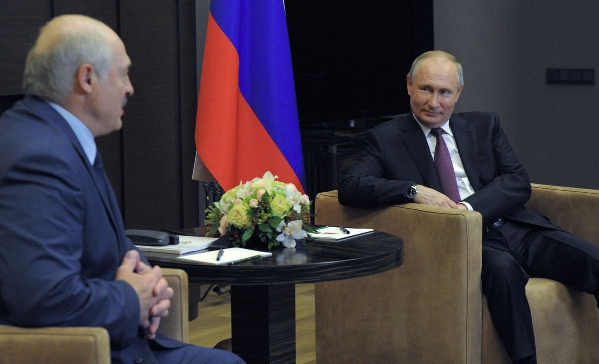 Putin spotkał się z Łukaszenką w Soczi. 