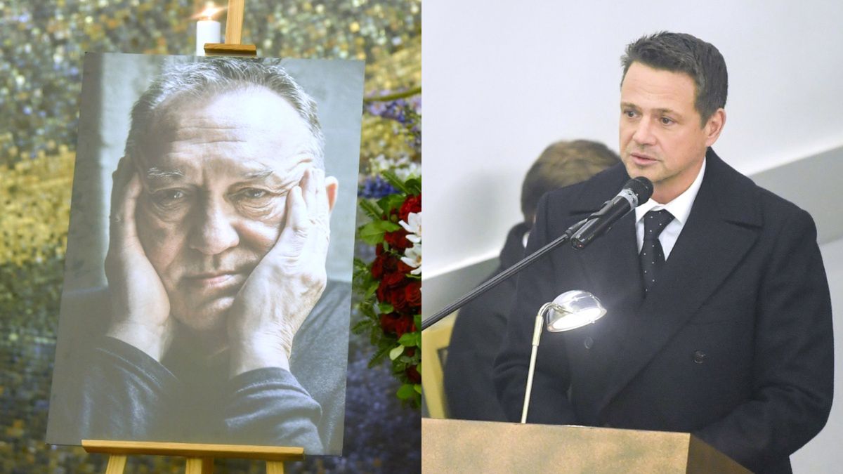 Poruszające słowa Rafała Trzaskowskiego podczas pogrzebu 
