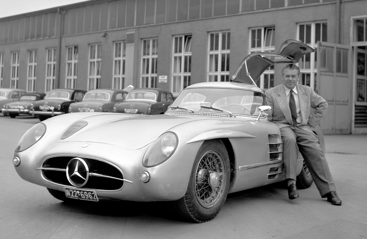 Mercedes Coupé 300 SLR Uhlenhaut i jego twórca