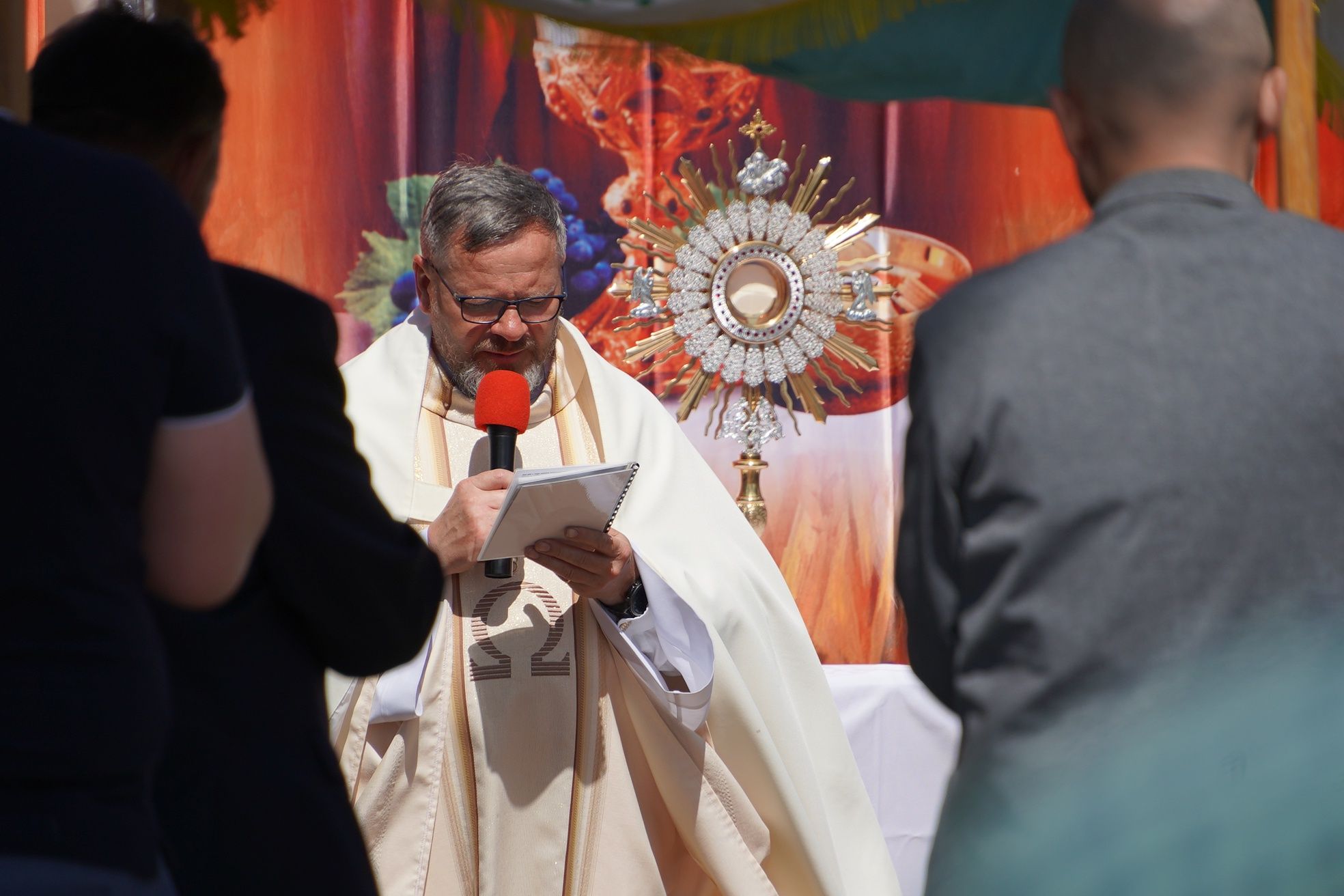 Procesja Bożego Ciała w Parafii Miłosierdzia Bożego w Pile