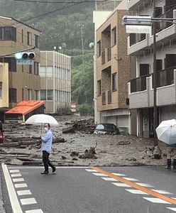 Pogoda szaleje. Błotne lawiny zniszczyły japońskie Atami