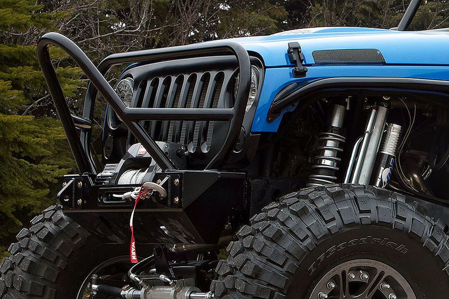 Jeep Wrangler Blue Crush