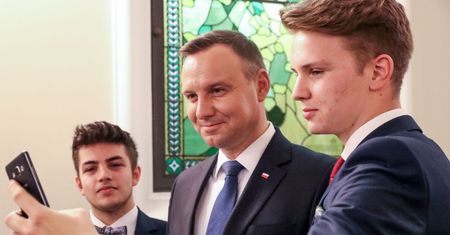 "Rok Tadeusza Kościuszki" w Pałacu Prezydenckim: selfie z muzykami, przemowy i uśmiechnięty Duda (ZDJĘCIA)