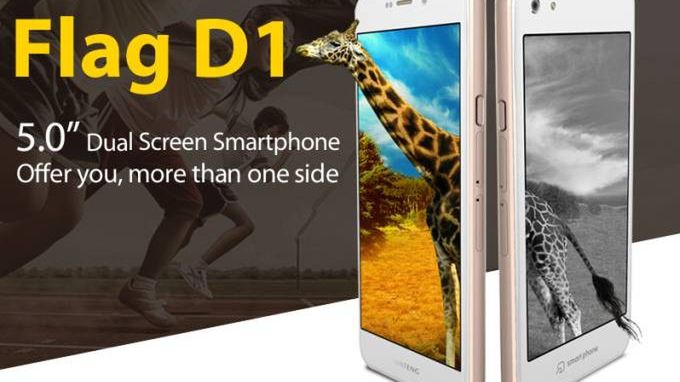 Huateng Flag D1 - o połowę tańszy konkurent YotaPhone 2 z dwoma ekranami 1