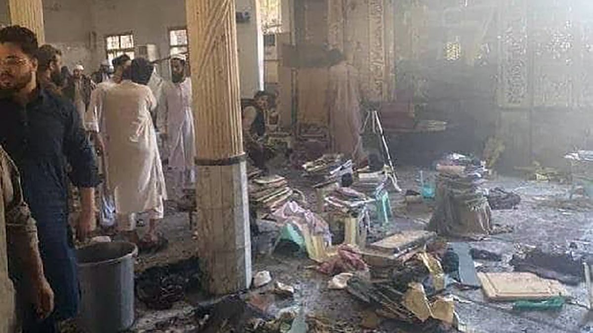 W eksplozji w meczecie zginęło co najmniej 56 osób