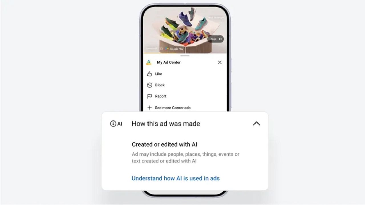 Google wprowadza globalnie nowe oznaczenia AI w reklamach