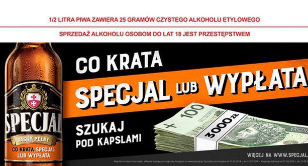 Specjal rusza z loterią „Co krata Specjal lub wypłata"