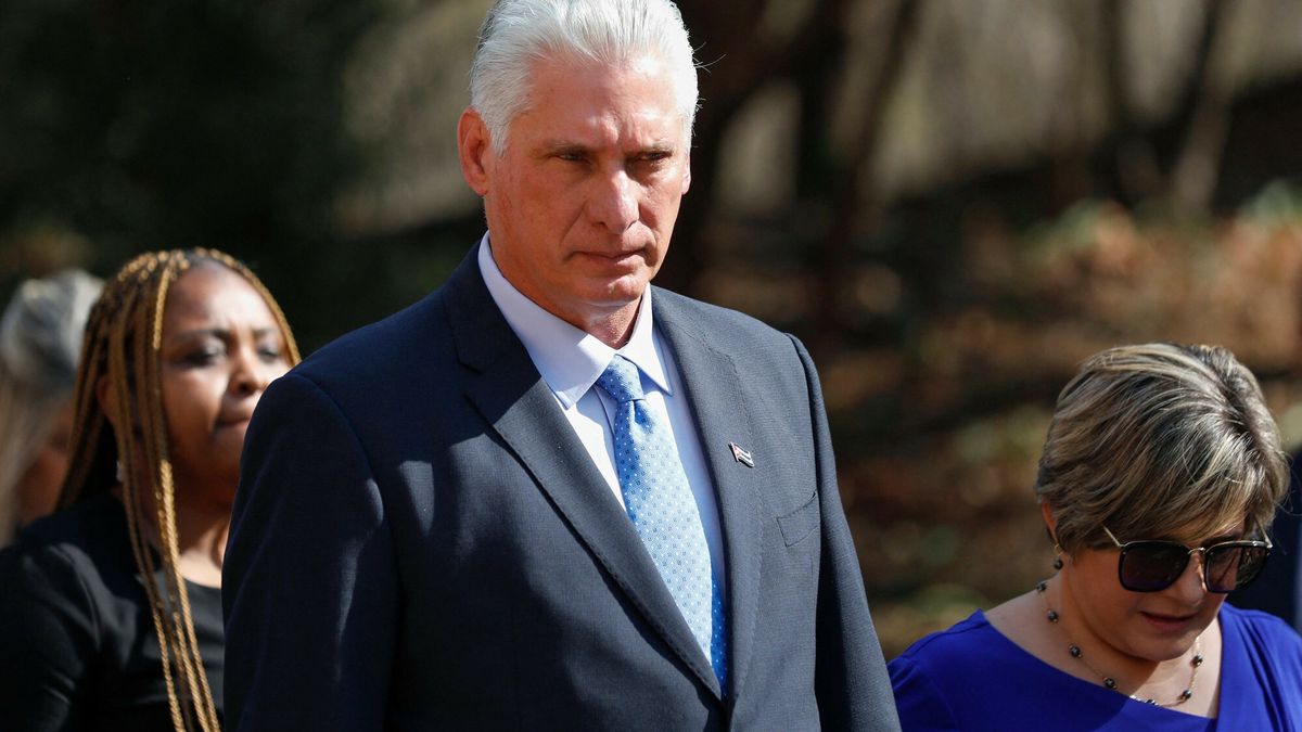 Prezydent Kuby Miguel Diaz-Canel 