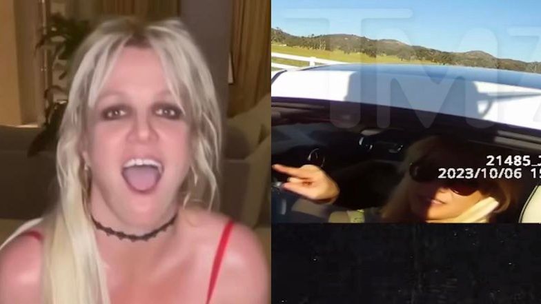 Britney Spears zatrzymana przez PATROL DROGOWY! Próbowała się wykpić potrzebą fizjologiczną: "TO ZARAZ WYJDZIE" (WIDEO)